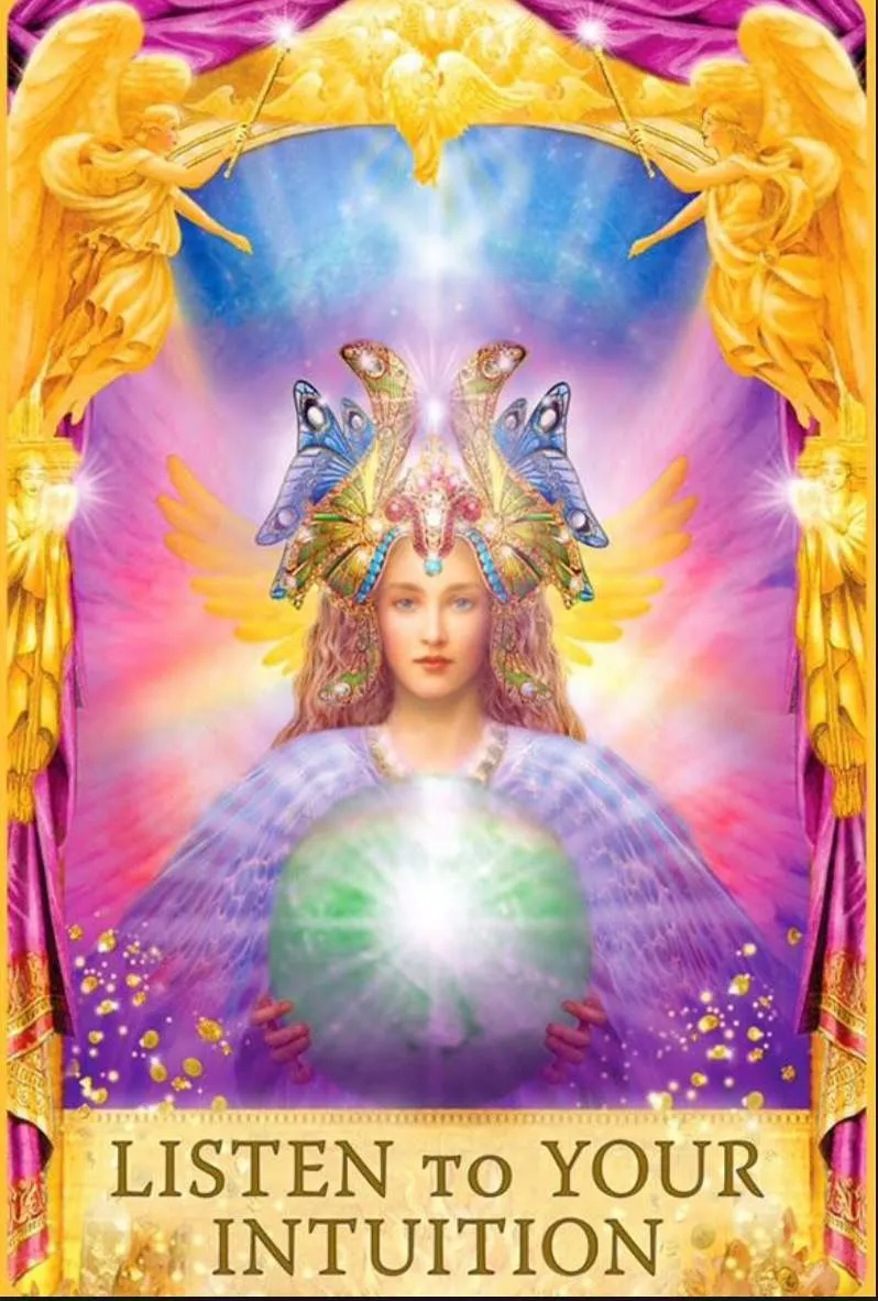 Angel Oracle Card - Listen got Your Intuition - healingmarket.org